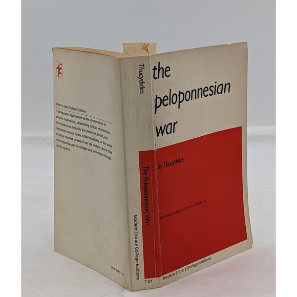 Peloponnesian War By Thucydides Library College Editions Vintage Paperback 1951 - Picture 3 of 16